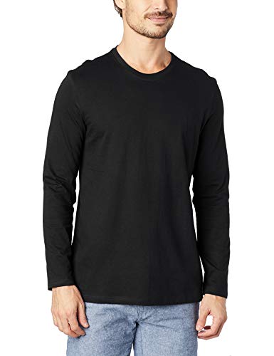 Camiseta Básica Masculina Manga Longa World Preto M