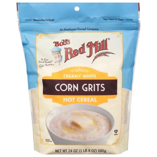 Bob's Red Mill White Corn Grits, 24oz (Pack of 1) - Vegan, Kosher