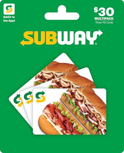 Subway MP Gift Card $30