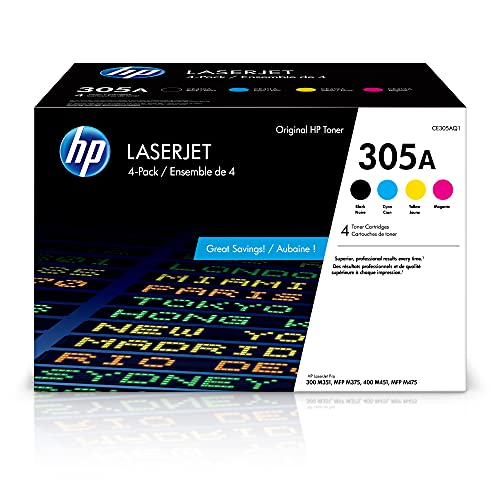 HP 305A Black, Cyan, Mag...