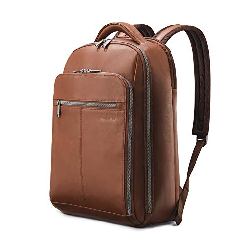 samsonite mens leather backpack