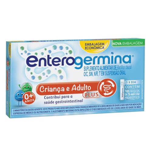 Probiótico Enterogermina Plus 10 frascos de 5ml