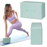 Gaiam Yoga Block - Supportive Latex-Free Eva Foam - Soft Non-Slip Surface with Beveled Edges for Yoga, Pilates, Meditation