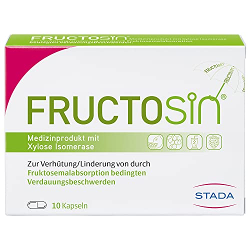 (-33%) FRUCTOsin STADA - Medizinprodukt bei Fructosemalabsorption - zur Linderung von durch Fruktosemalabsorption bedingten Verdauungsbeschwerden - 1 x 10 Kapseln