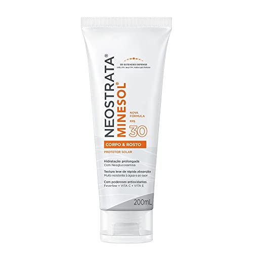 Protetor Solar Corporal NeoStrata Antioxidante, FPS 30, 200ml | Para Corpo e Rosto, Sem Perfume, Resistente à Água, Ação Anti-Idade