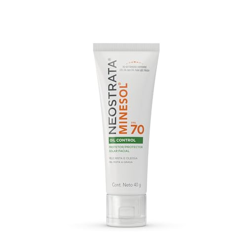 Neostrata Minesol Protetor Solar Facial Oil Control, Sem Cor, FPS 70, 40g