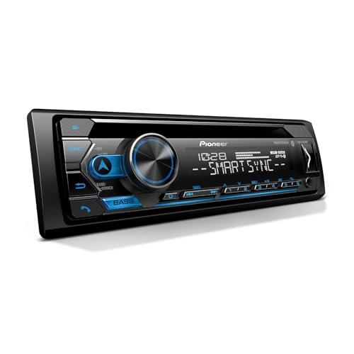 Pioneer Schwarzer CD-Empfänger mit integriertem Bluetooth