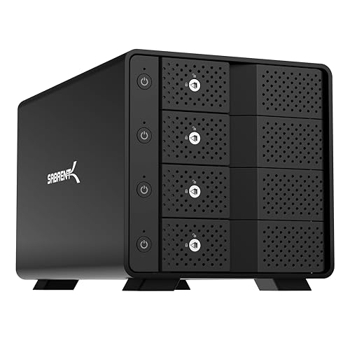 (-16%) SABRENT 4 Bay Dockingstationen für Festplatten USB C 10Gbps SSD HDD Dock, Docking Station Kompatibel mit 2,5" 3.5" SATA (DS-SC4B)