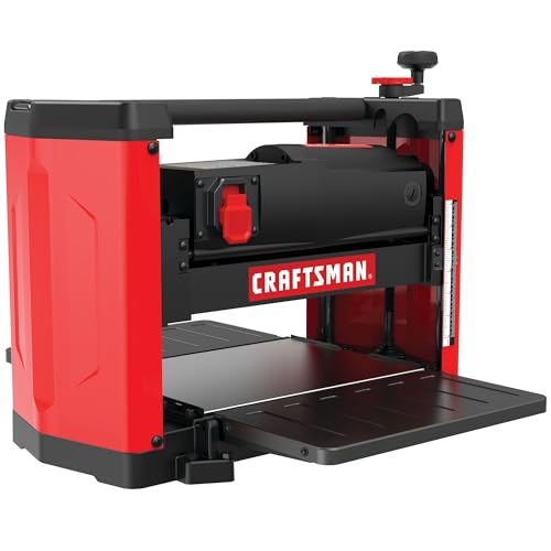 CRAFTSMAN Planer, 15 Amp, For Benchtops, Two Knife Solid Steel Cutter Head (CMEW320)