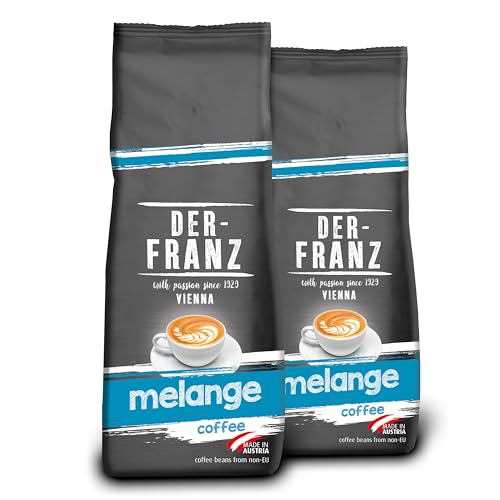 Der-Franz Melange Coffee, ground, 2 x 500 g