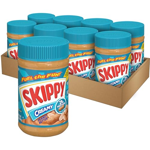 Creamy Peanut Butter 8 Pack 163 Oz Jars Bulk Peanut Butter