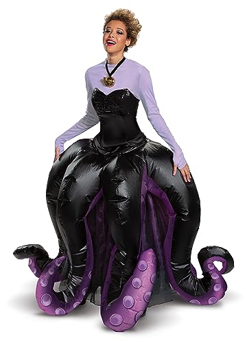 Disney The Little Mermaid Ursula Inflatable Adult Costume | Women's Ursula Cosplay Outfit with Plus Sizes XS-5X (L)