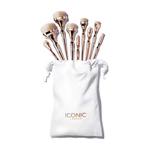 ICONIC LONDON Luxury Makeup Brush Sets | Blend, Buff &amp; PolishKENCOLOR Makeup Brush Set Professional with Case – P