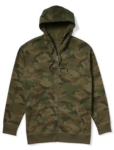 Amazon Essentials Men's Full-Zip Hooded Fleece Sweatshirt