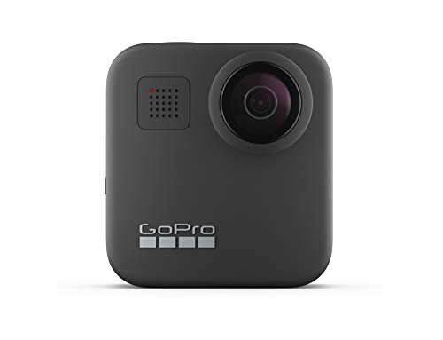 GoPro MAX 360 Action Camera (Waterproof + Stabilization) with Touch Screen Spherical 5.6K30 HD Video 16.6MP 360 Photos 1080p Live Streaming Stabilizat