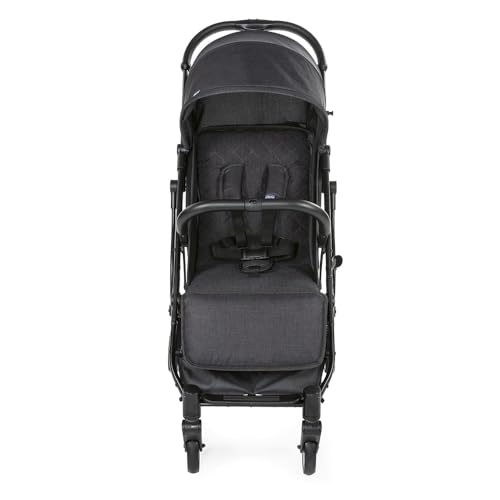 🔥 STARKER PREIS (-50%) Chicco Trolley me Buggy wie ein Koffertrolley, Einhand-Schließmechanismus, inkl. Tragegriff für den Transport und Regenschutz, schwarz, ab Geburt bis 15 kg,