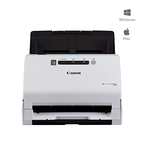 Canon imageFORMULA R40 - Office Document Scanner, Windows and Mac, Duplex Scanning, Easy Setup, Scans a Wide Variety of 