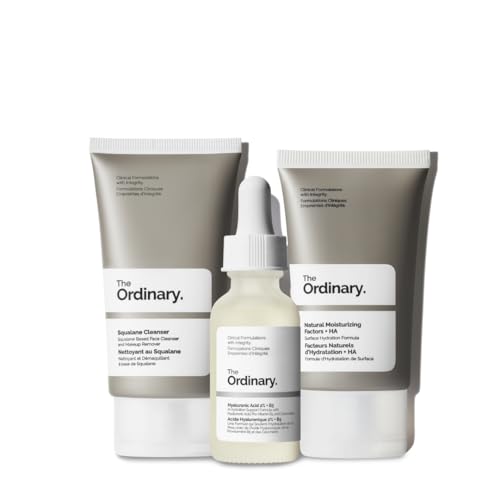 The Ordinary The Daily Set Squalane Cleanser Hyaluronic Acid Moisturizer
