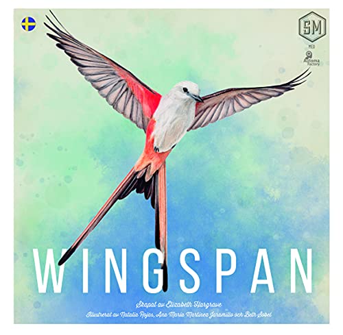 Stonemaier Games: Wingspan (Base Game) by Elizabeth Hargrave | A Relaxing, Award-Winning Strategy Board Game About Birds for Adults and Family | 1-5 Players, 70 Mins, Ages 14+