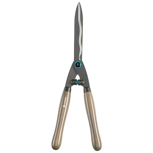 (-17%) Gardena Heckenschere NatureCut: Robuste Gartenschere zum Schneiden von Hecken und dickeren Ästen, 23 cm, antihaftbeschichtete Messer, ergonomische Holzgriffe (12300-20)