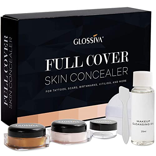 Glossiva Tattoo Concealer A professional-strength kit that's easy to use and offers great coverage