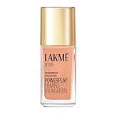 Lakme Powerplay Priming Foundation Natural Flawless Finish Medium To Full Coverage Built in Primer Long Lasting SPF 20 Cool Rose 25ml