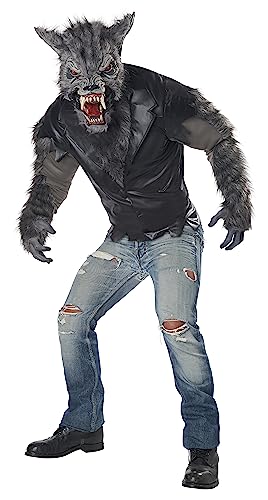 California Costumes Men's Full Moon Fury Costume Small/Medium Black/Gray