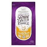 Stella & Chewy's Raw Coated Cat Food - High Protein, Grain-Free Kibble with Cage-Free Chicken - Premium Digestive Support with Probiotics - Natural Small Kibble - Perfect For Picky Eaters - 10 lb Bag