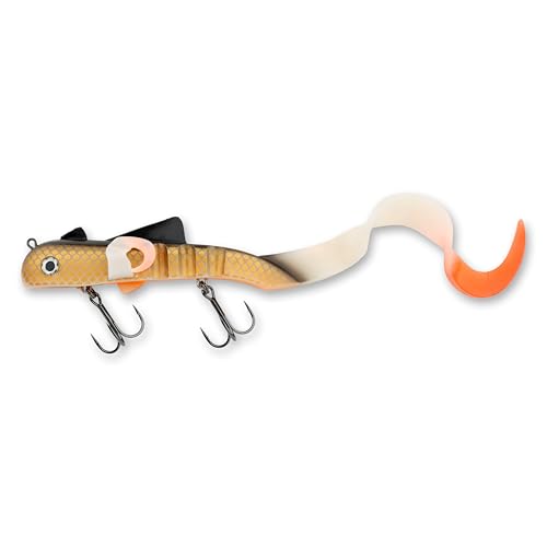 Savage Gear Alien EEL V2 Fishing Bait, 5 oz, Walleye, Realistic Contours & Movement, Durable Construction, Steel Thru-Wire Design, Super Sharp Treble Hooks