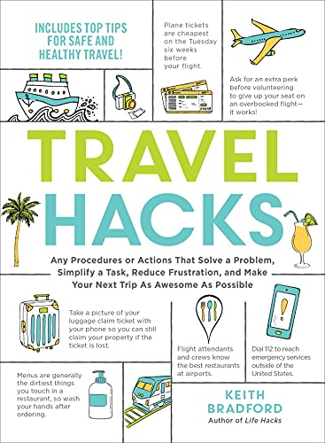 Travel Hacks: Any Procedures or Actions That Solve a Problem, Simplify a Task, Reduce Frustration, and Make Your Next Trip As Awesome As Possible book cover