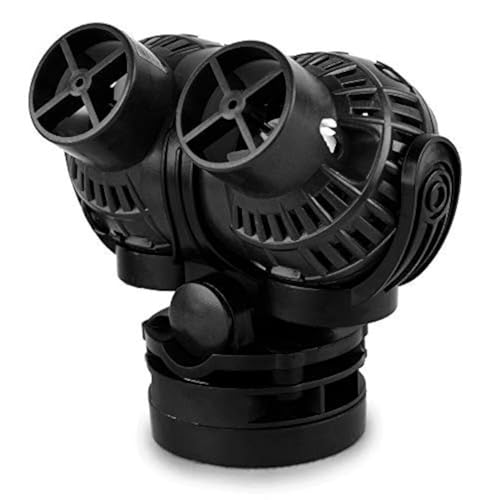 FREESEA Aquarium Circulation Pump Wave Maker Power Head with Magnetic Mount Suction for 20-75 Gallon Saltwater Freshwater Tank (1600 GPH, Black)