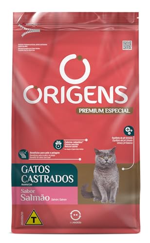 Origens Ração Seca Para Gatos Castrados Sabor Salmão 3Kg