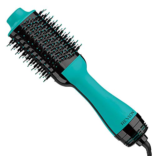 REVLON One-Step Hair Dryer and Volumizer Hot Air Brush, Turquoise