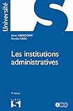 Les Institutions Administratives 9e D Universit