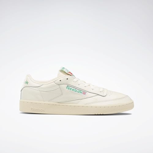🔥 SELTEN SO GÜNSTIG (-67%) Reebok Herren Club C 1985 Tv Sneaker Sneaker, Chalk Paperwhite Glen Green, 35 EU