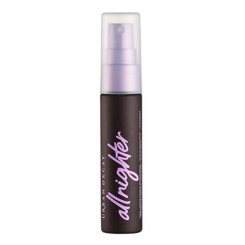 Urban Decay All Nighter Waterproof Makeup Setting Spray (Travel Size) - Natural Finish, Smudge-Proof, Transfer-Resistant, Up to 16HR Wear, Cools Skin Temperature, Fine Mist, Controls Shine - 1 Fl Oz