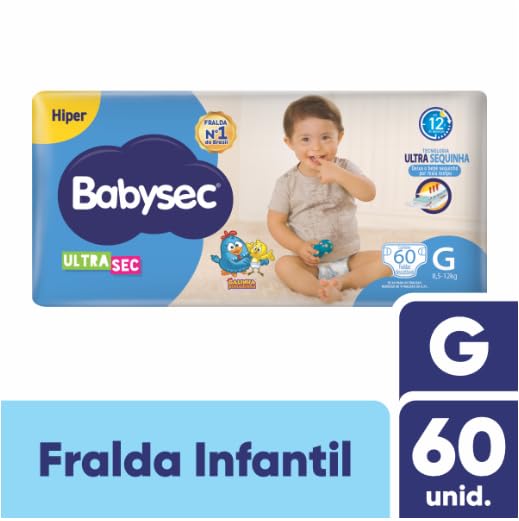 Fralda Babysec G 60 Und | Galinha Pintadinha, Ultrasec