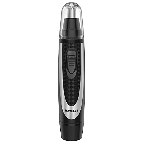 Ne6322 Nose&Ear Hair Trimmer,Battery Operated&Easy To Carry (Black), Unisex