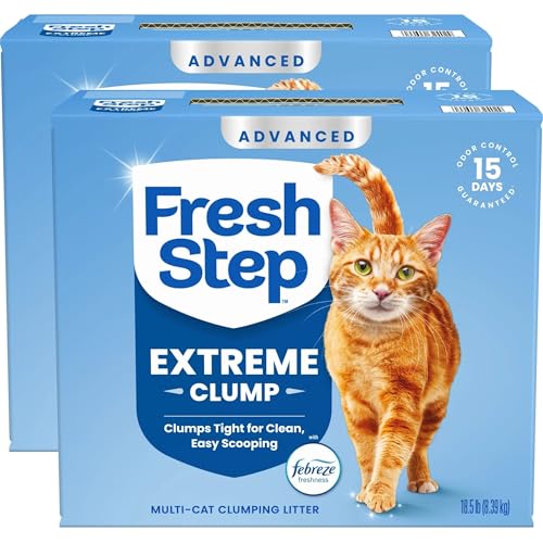 Fresh Step Advanced Extreme Clumping Litter with Febreze 37 lbs