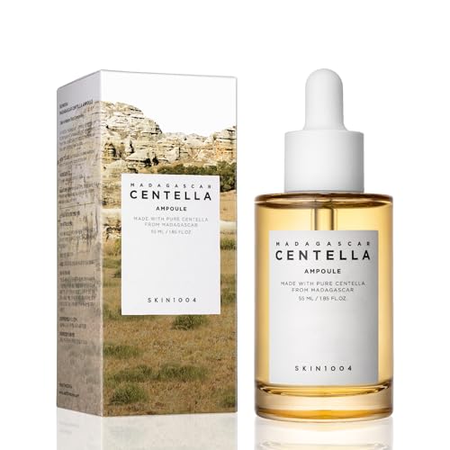 SKIN1004 Madagascar Centella Asiatica Ampoule Facial Serum 1.85 fl.oz, 55ml, Soothes Acne Prone and Sensitive Skin