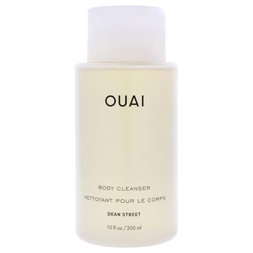 OUAI Body Cleanser, Dean Street - Foaming Body Wash with Jojoba Oil and Rosehip Oil to Hydrate, Nurture, Balance and Soften Skin - Paraben, Phthalate and Sulfate Free Skin Care Products (10 Fl Oz)