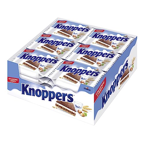 (-20%) Knoppers, gefüllte Waffelschnitten mit Haselnüssen - 24 x 25 g
