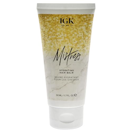 IGK MISTRESS Hydrating Hair Balm Travel | Lightweight + Frizz Control + Shine | Vegan + Cruelty Free | 1.7 Oz