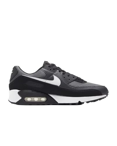 Nike Air Max 90, Men's Running Shoes, Black/Black/Black/White, Black Black White, 11 US