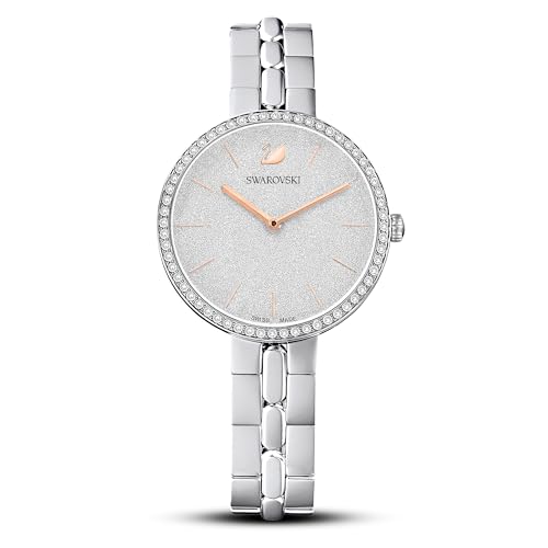 Swarovski Cosmopolitan Watch, Metal Bracelet, Sparkling Face, Stainless Steel Band, Swiss Made