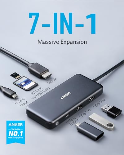 Anker USB-C Hub 7-in-1 with 4K HDMI