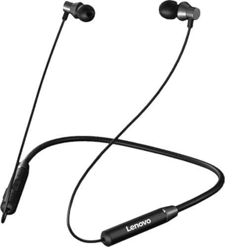 Lenovo HE05 Wireless Bluetooth 5.0 in-Ear Neckband Earphones with Mic (Black