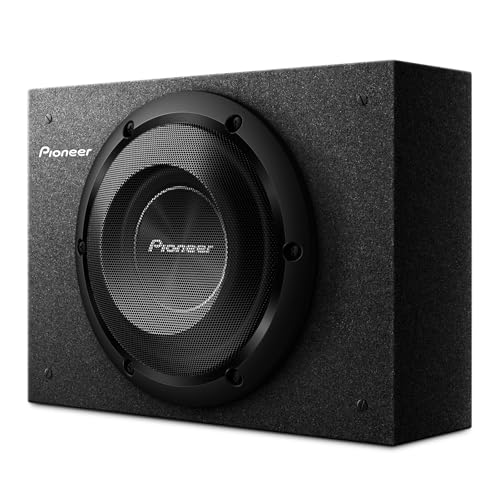 PIONEER A-Series TS-A2000LB 8” Subwoofer – 700W Max, Pre-Loaded Shallow-Mount Design, Deep Bass in Tight Spaces, Easy Installation, Enclosure Included
