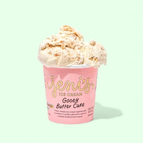 Jenis Splendis Ice Creams, Gooey Butter Cake Ice Cream, 16 oz (Frozen)
