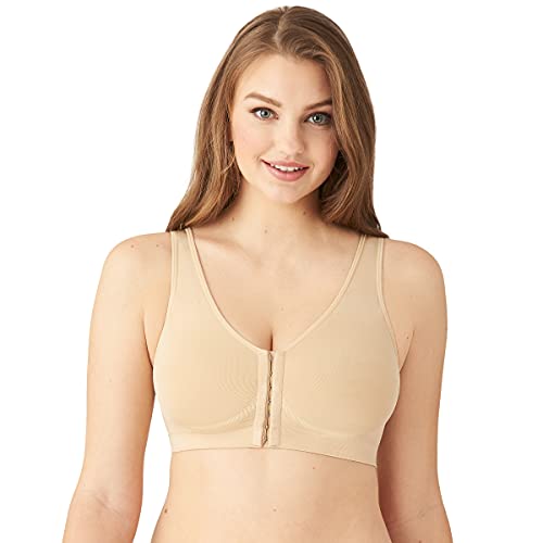 Wacoal Women's B-Smooth Front Close Bralette, Sand, 38